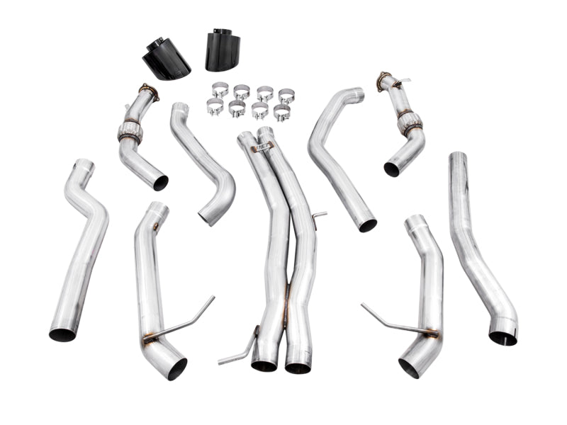 AWE Tuning Audi B9 RS5 Track Edition Exhaust w/ Diamond Black RS Tips - Precision R