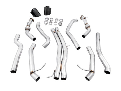 AWE Tuning Audi B9 RS5 Track Edition Exhaust w/ Diamond Black RS Tips - Precision R