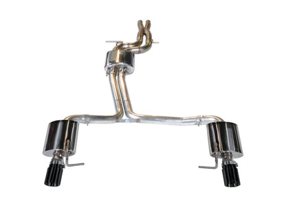 AWE Tuning Audi C7 A6 3.0T Touring Edition Exhaust - Dual Outlet Diamond Black Tips - Precision R