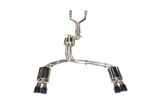 AWE Tuning Audi C7 / C7.5 S6 4.0T Touring Edition Exhaust - Polished Silver Tips - Precision R