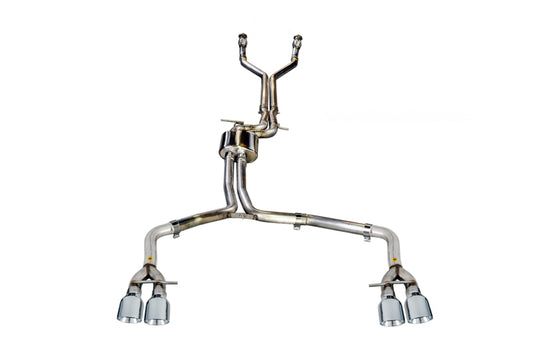 AWE Tuning Audi C7 / C7.5 S6 4.0T Track Edition Exhaust - Chrome Silver Tips - Precision R