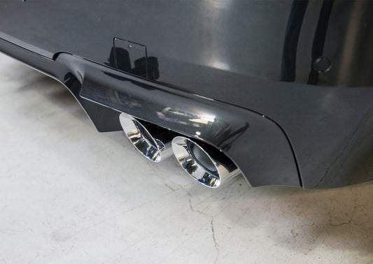 AWE Tuning BMW F10 M5 Touring Edition Axle-Back Exhaust Chrome Silver Tips - Precision R