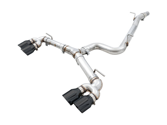 AWE Tuning MK7.5 Golf R Track Edition Exhaust w/Diamond Black Tips 102mm - Precision R