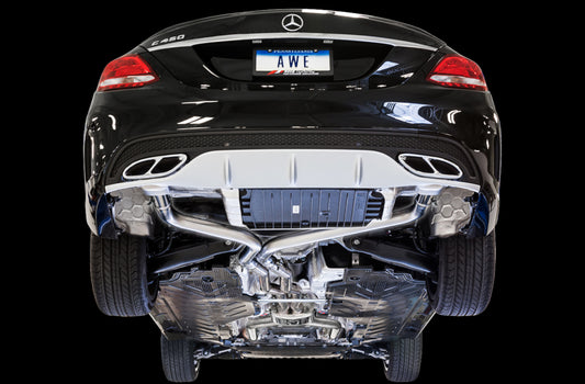 AWE Tuning Mercedes-Benz W205 C450 AMG / C400 Track Edition Exhaust - Precision R