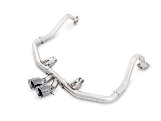 AWE Tuning Porsche 718 Boxster / Cayman Track Edition Exhaust - Chrome Silver Tips - Precision R