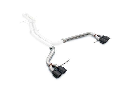 AWE Tuning Porsche Macan Track Edition Exhaust System - Diamond Black 102mm Tips - Precision R