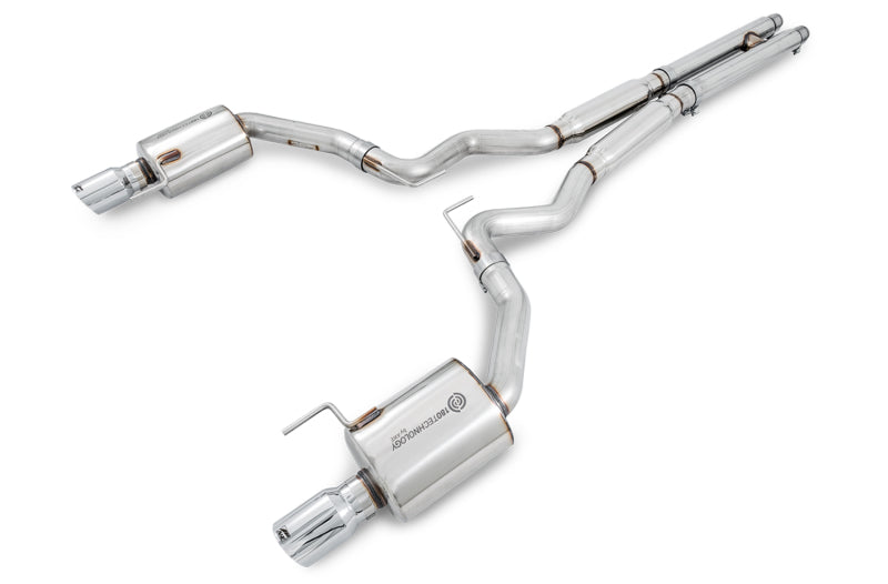 AWE Tuning S550 Mustang GT Cat-back Exhaust - Touring Edition (Chrome Silver Tips) - Precision R