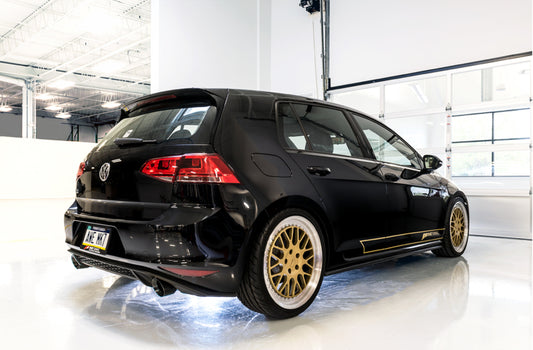 AWE Tuning VW MK7 GTI Track Edition Exhaust - Diamond Black Tips - Precision R