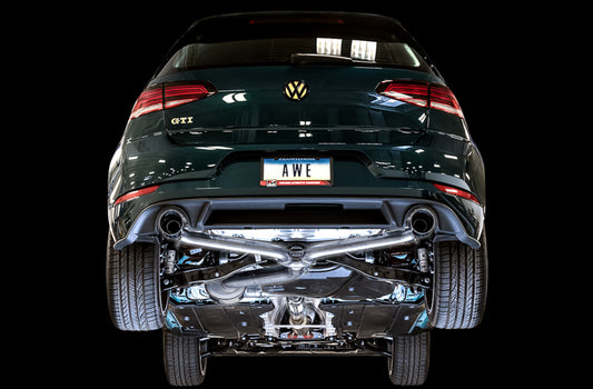 AWE Tuning Volkswagen GTI MK7.5 2.0T Touring Edition Exhaust w/Chrome Silver Tips 102mm - Precision R