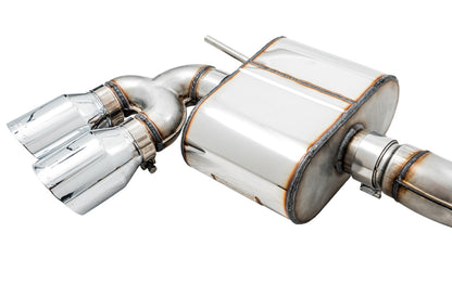 AWE Tuning Volkswagen Golf R MK7.5 SwitchPath Exhaust w/Chrome Silver Tips 102mm - Precision R