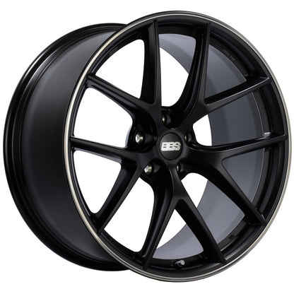 BBS CI-R 19x9 5x120 ET44 Satin Black Rim Protector Wheel -82mm PFS/Clip Required - Precision R