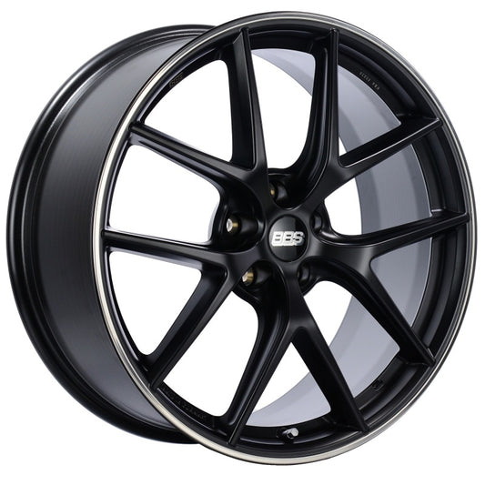 BBS CI-R 20x11.5 5x120 ET52 Satin Black Rim Protector Wheel -82mm PFS/Clip Required - Precision R