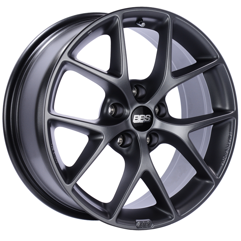 BBS SR 17x7.5 5x120 ET35 Satin Grey Wheel -82mm PFS/Clip Required - Precision R