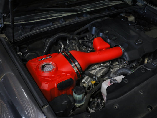 Momentum GT Red Edition Cold Air Intake System w/ Pro DRY S Filter Toyota FJ Cruiser 07-23 V6-4.0L Precision R