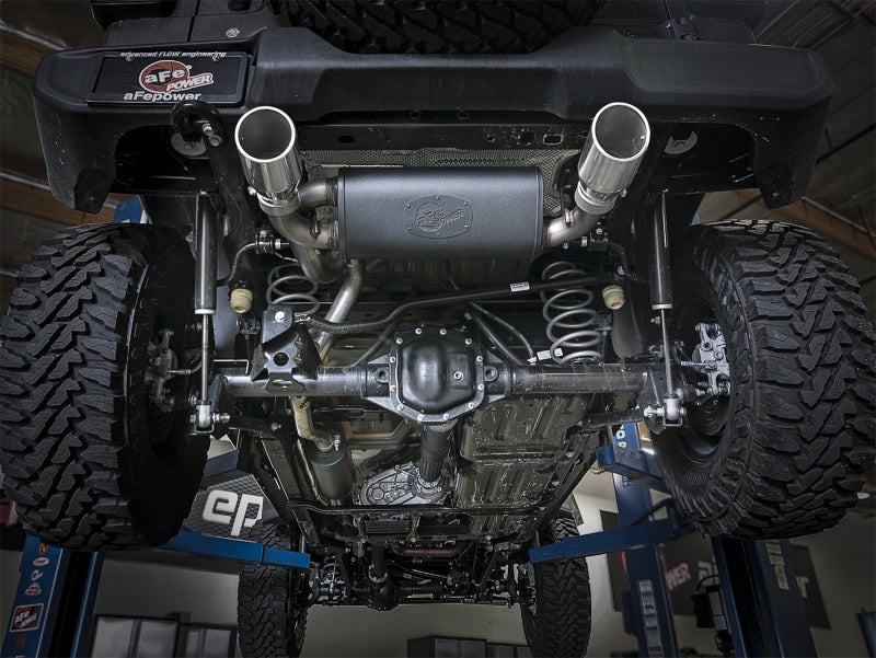 Rebel Series 2.5in 304 SS Cat-Back Exhaust w/ Polished Tips 2018+ Jeep Wrangler (JL) V6 3.6L Precision R