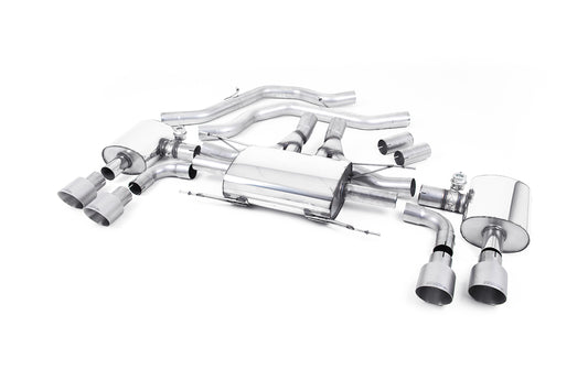 Axle Back(EC Approved - Valved with GT-100 Titanium Trims)