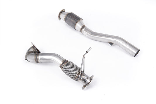 Catted Downpipe (For use only with the Milltek Sport 3-inch Race System. Requires Stage 2 ECU Remap. Fits 225 model only (Possible clearance issues on roadster due to additional bracing))