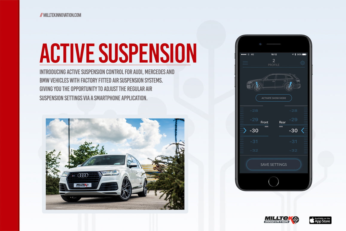 Active Suspension Control (for vehicles with Adaptive Air Suspension Only - Pre Facelift Models Only )