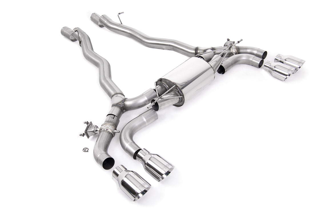 Axle Back(Front Silencer Back System with Polished GT-100 Trims)