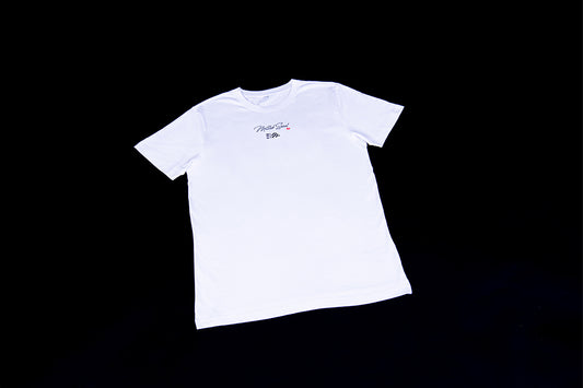 Marketing (Milltek Sport White 40th Signature Tee - Logo on Front Centre and Rear Design - XL)