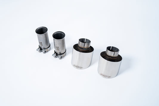 Tips (5.5 inch / 139mm Polished Tips - Fits to OE or Milltek Systems)