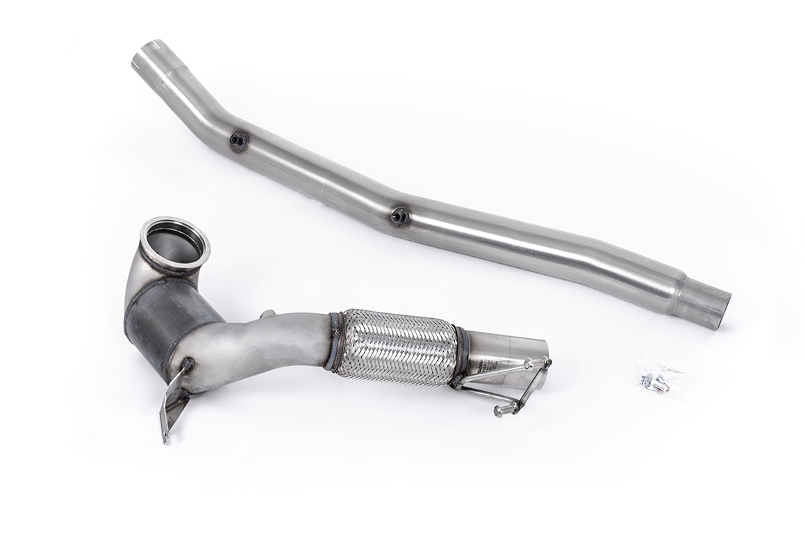 Catted Downpipe (94mm / 3.7inch ID Turbo Outlet to 80mm / 3.15inch Downpipe with 200CPSI Race Cat - Fits with OE Cat Back System Only)