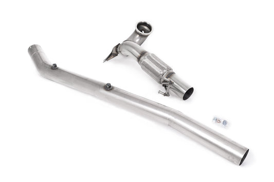 Catless Downpipe (94mm / 3.7inch ID Turbo Outlet to 80mm / 3.15inch Downpipe with Decat - Fits with Milltek Cat Back System Only (Requires Stage 2 ECU Remap))