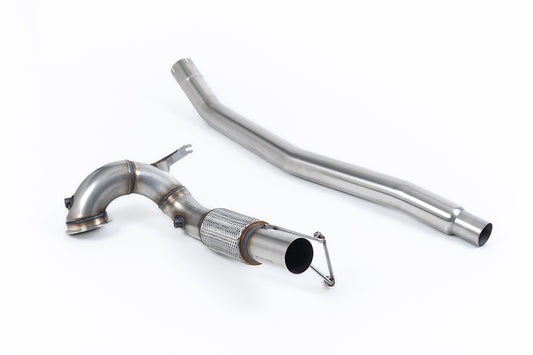 Catted Downpipe (V2 Large Bore Downpipe with 200CPSI HJS Cat (104mm to 80mm) - Must be fitted with OE Cat Back Only)