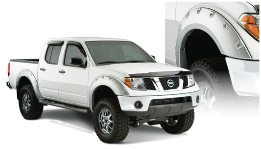 Bushwacker 06-14 Nissan Frontier Styleside Boss Pocket Style Flares 4pc 58.6in Bed - Black