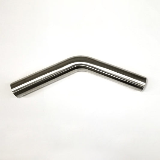 Stainless Bros 1.75in Diameter 1.5D / 2.62.0in CLR 45 Degree Bend 6.5in leg/6.5in leg Mandrel Bend