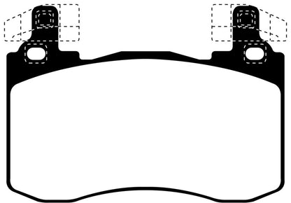 EBC 2019+ Genesis G70 2.0T (Brembo) Yellowstuff Front Brake Pads