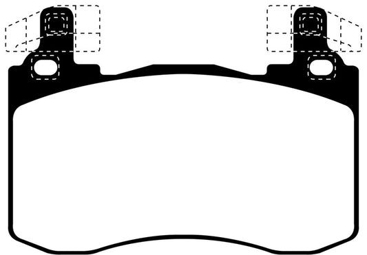 EBC 2019+ Genesis G70 2.0L Turbo (Brembo) Greenstuff Front Brake Pads