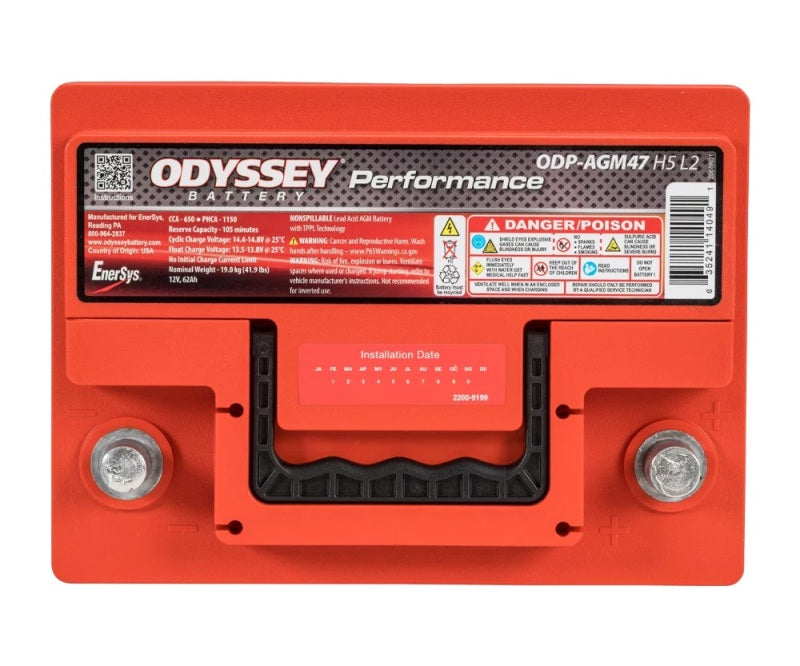 Odyssey Battery Auto/Truck/Heavy Duty & Commercial Performance AGM Battery (47-650)