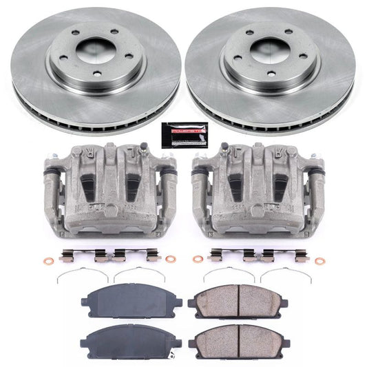 Power Stop 04-09 Nissan Quest Front Autospecialty Brake Kit w/Calipers