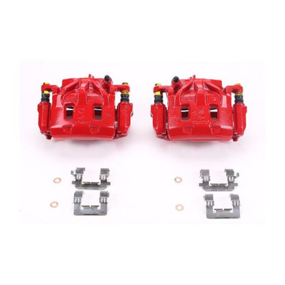 Power Stop 06-07 Subaru B9 Tribeca Front Red Calipers w/Brackets - Pair