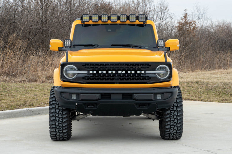 Diode Dynamics Bronco SS5 Pro CrossLink Windshield - Yellow Combo Lightbar Kit