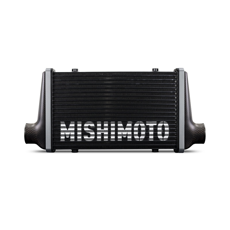 Mishimoto Universal Carbon Fiber Intercooler - Matte Tanks - 450mm Silver Core - S-Flow - R V-Band