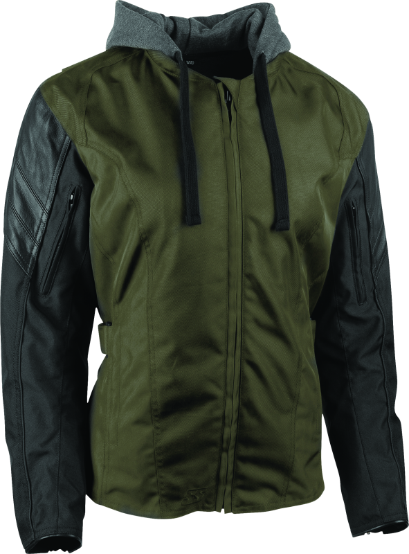 Speed and Strength Double Take Jacket Olive/Black Womens - XL