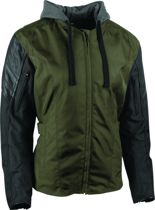 Speed and Strength Double Take Jacket Olive/Black Womens - XL