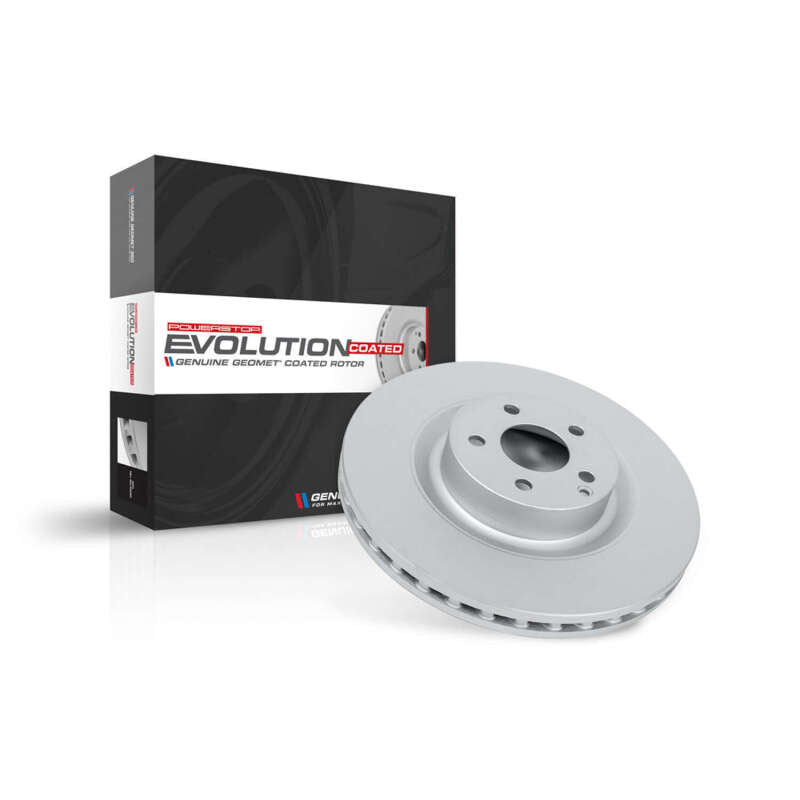 Power Stop 14-16 BMW 535d Front Evolution High Carbon Geomet Coated Rotor