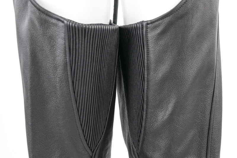 Kuryakyn Leather By River Road Sierra Leather Chaps Black Womens - Small