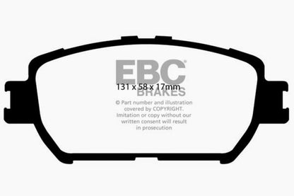 EBC 06-07 Lexus GS300 3.0 Ultimax2 Front Brake Pads