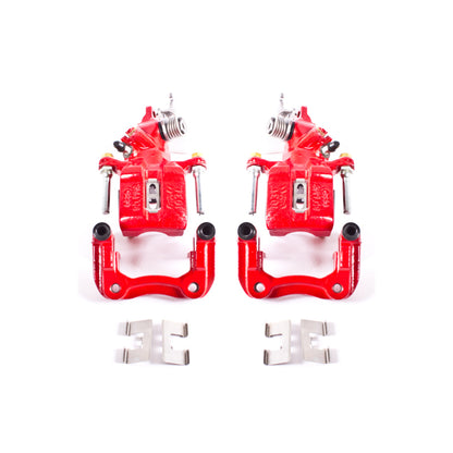 Power Stop 04-08 Acura TSX Rear Red Calipers w/Brackets - Pair