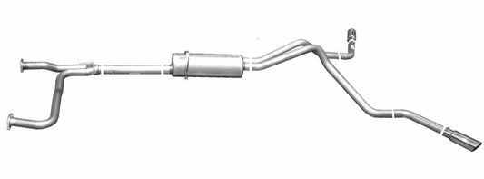 Gibson 04-10 Nissan Titan LE 5.6L 2.5in Cat-Back Dual Extreme Exhaust - Aluminized