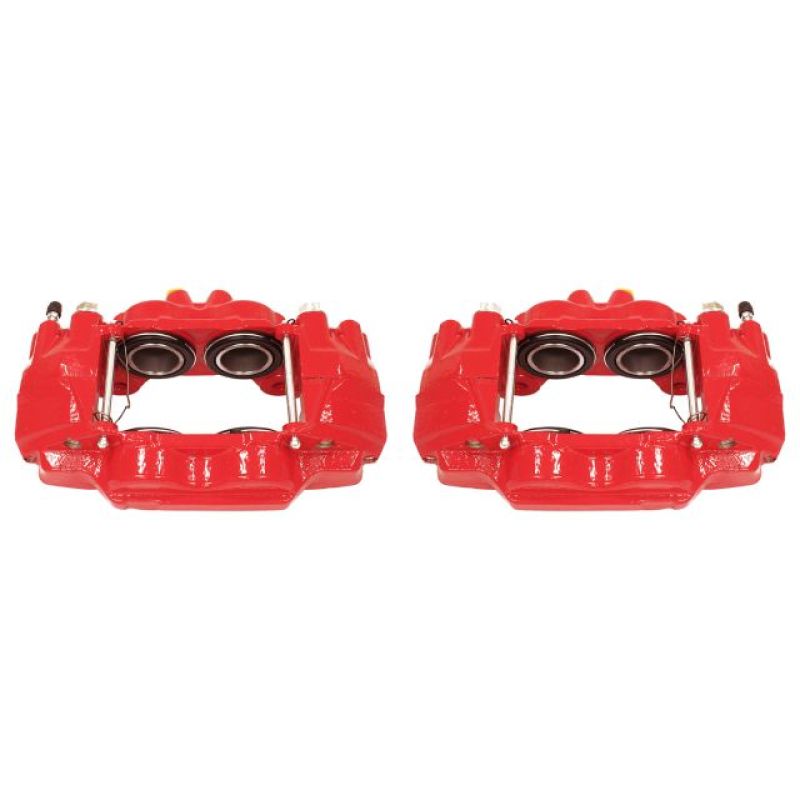 Power Stop 03-09 Toyota 4Runner Front Red Calipers w/o Brackets - Pair