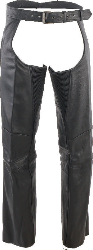 Kuryakyn Leather By River Road Longhaul Leather Chaps Black - 2XL