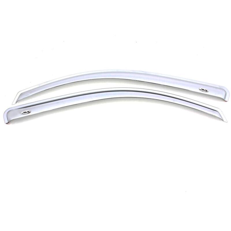 AVS 94-03 GMC Sonoma Outside Mount Front Window Ventvisor 2pc - Chrome