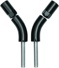 Kuryakyn Mirror Stem 3in Outward Extenders Black