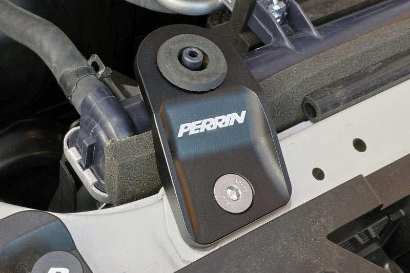 PERRIN 15-21 Subaru WRX/STI / 13-17 Crosstrek /  12-16 Impreza Upper Radiator Bracket Set - Black