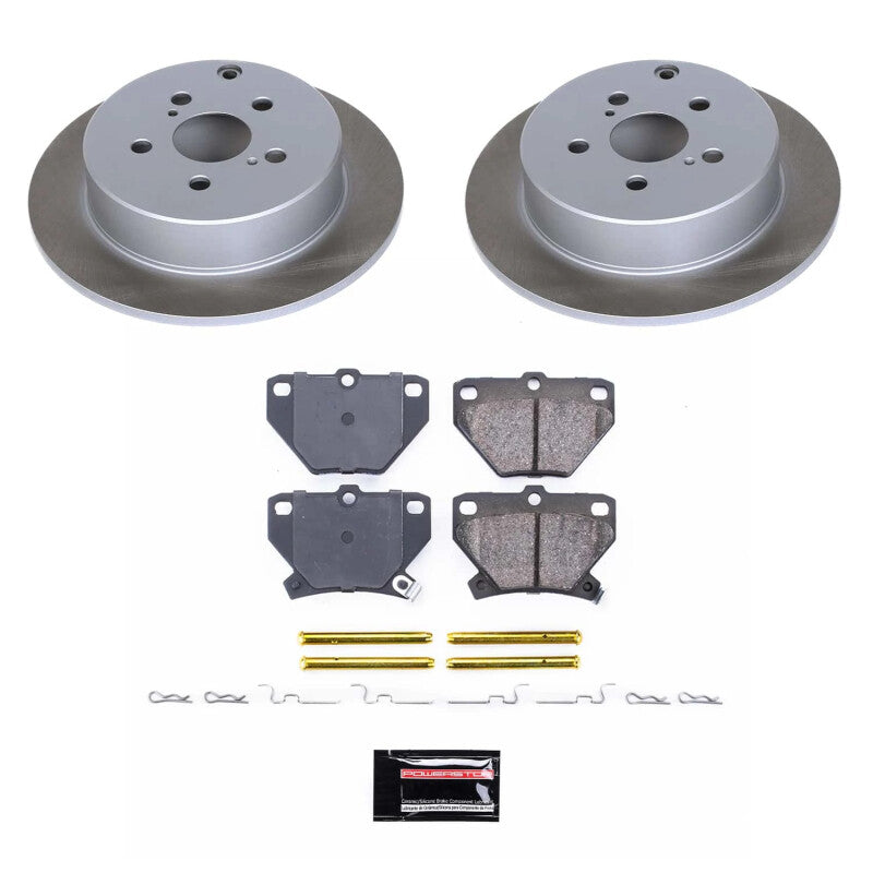 Power Stop 03-07 Toyota Matrix Rear Semi-Coated Rotor Kit